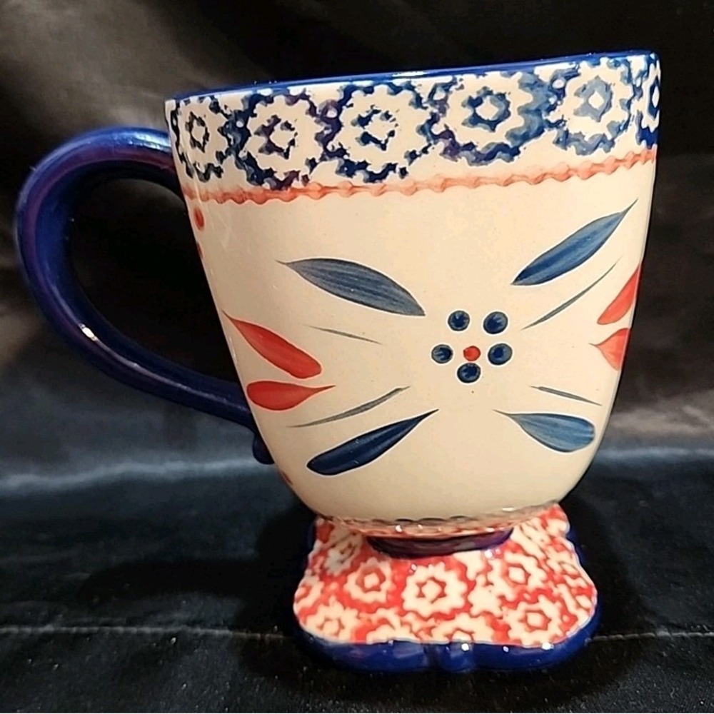 Old World Confetti collection by Temp-Tations Square 14 Oz Mug